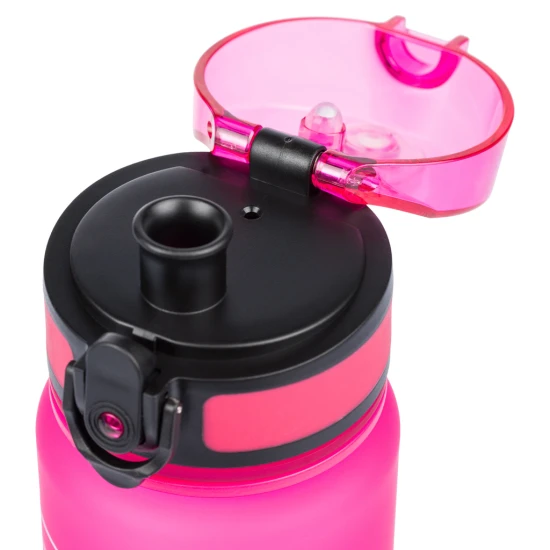 Tritanová fľaša pre deti Logo ružová 500 ml