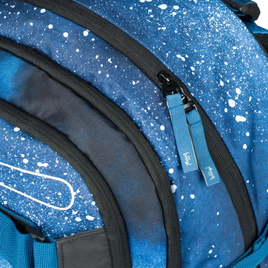 Školská taška Skate Steel – ergonomický batoh so skateboardovými popruhmi, reflexnými prvkami a priehradkou na notebook