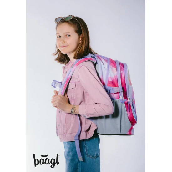 Školská taška Core Painting – školský batoh s ergonomickým chrbtom a pekným motívom