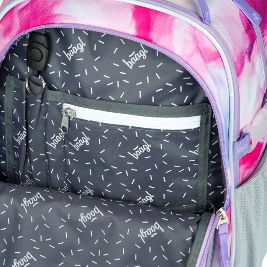 Školská taška Core Painting – školský batoh s ergonomickým chrbtom a pekným motívom