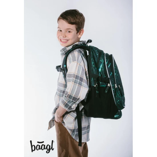 Školská taška Core Numbers – školský batoh s ergonomickým chrbtom a pekným motívom