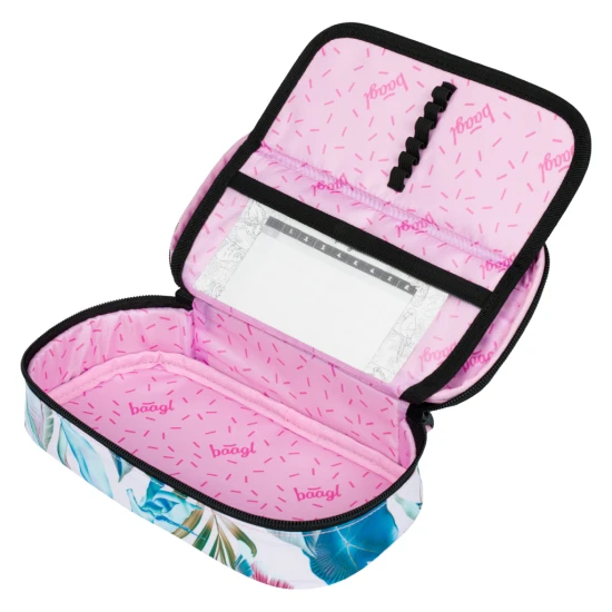 Peračník etui Leafs s moderným dizajnom a praktickými funkciami, ideálny na usporiadanie školských potrieb.