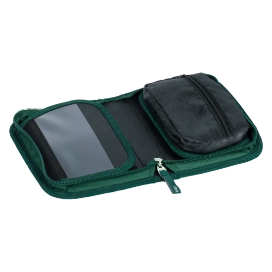 Jednoposchodový školský peračník s motívom draka, s praktickými pútkami a vreckom na drobnosti.