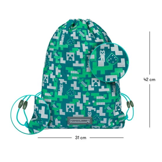 Športový vak Minecraft Silver Creeper