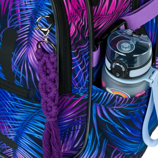 Školská taška Core Palm – školský batoh s ergonomickým chrbtom a pekným motívom
