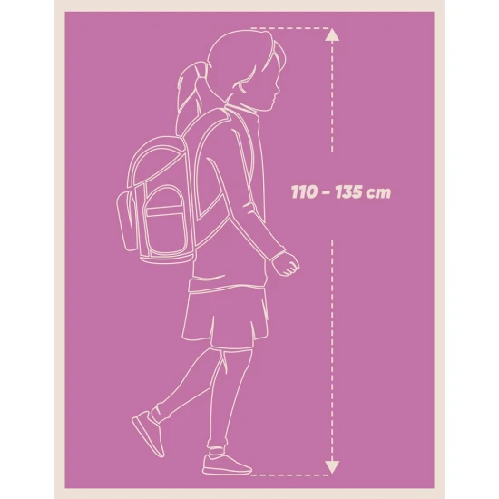 Školská taška Dúha ružová značky BAAGL 