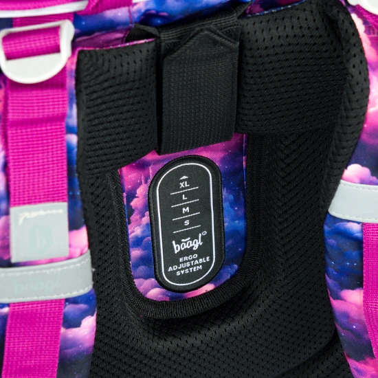 Školská taška Jednorožec kráľovstvo – ergonomická taška s dizajnom jednorožca, výklopným otváraním a reflexnými prvkami