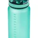 Tritanová fľaša Green 800 ml s pútkom a uzamykateľným viečkom – ideálna na nápoje do školy.