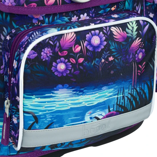 Baagl Ergo Jungle Panda – nastaviteľná školská taška pre prvákov