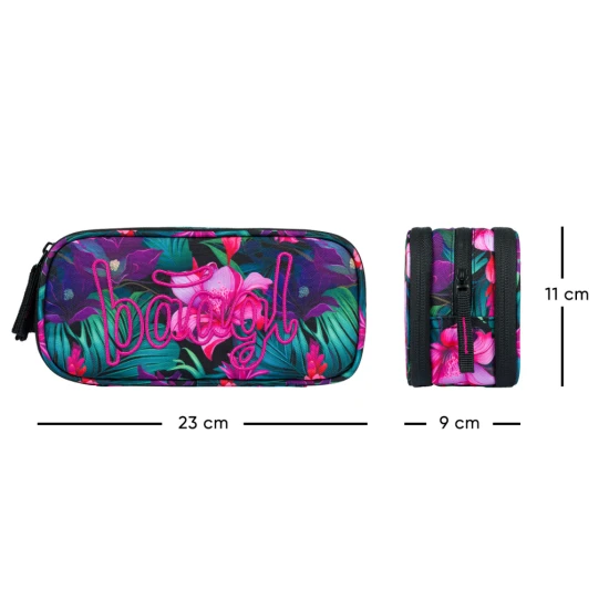 Peračník etui Paradise s moderným dizajnom a praktickými funkciami, ideálny na usporiadanie školských potrieb.