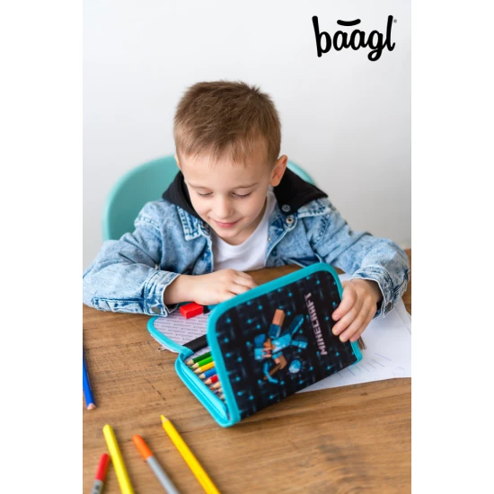 Peračník jednoposchodový Minecraft Blue Axe