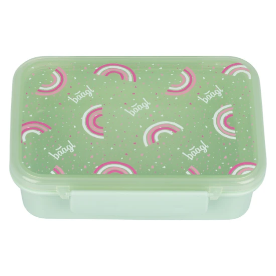 Desiatový box s priehradkami Dúha