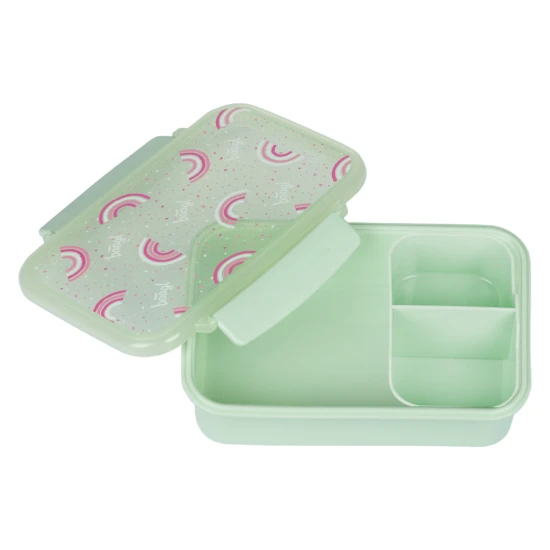 Desiatový box s priehradkami Dúha