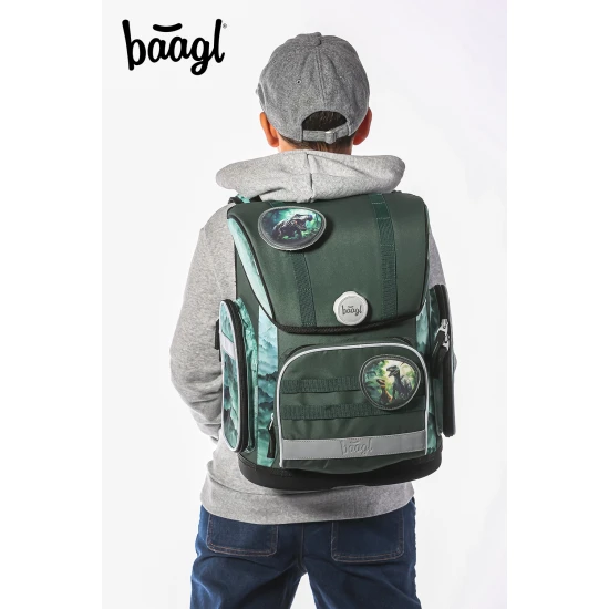 Baagl Ergo Dino – nastaviteľná školská taška pre prvákov