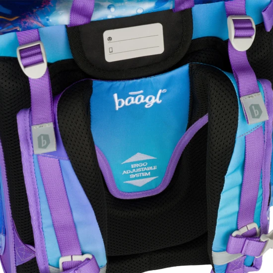 Školská taška Ergo Axolotl – ergonomická taška s dizajnom axolotla, výklopným otváraním a reflexnými prvkami