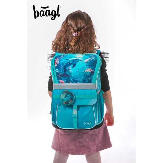 Školská taška Zippy Delfín značky BAAGL 
