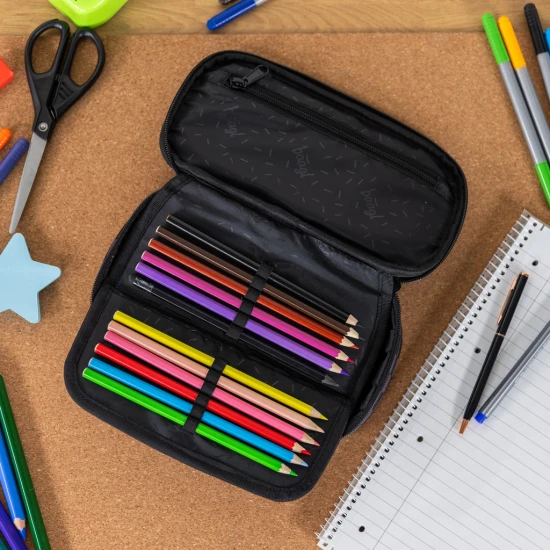 Peračník etui Ska sivý