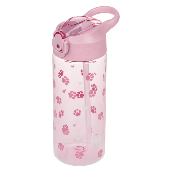 Tritanová fľaša so slamkou Labky 500 ml