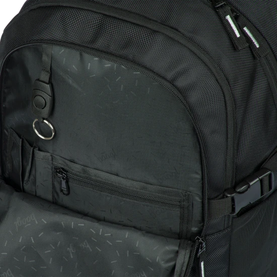 Školská taška Skate Bluelight – ergonomický batoh so skateboardovými popruhmi, reflexnými prvkami a priehradkou na notebook