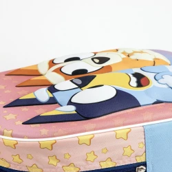 Detský batoh ružový 3D Bluey