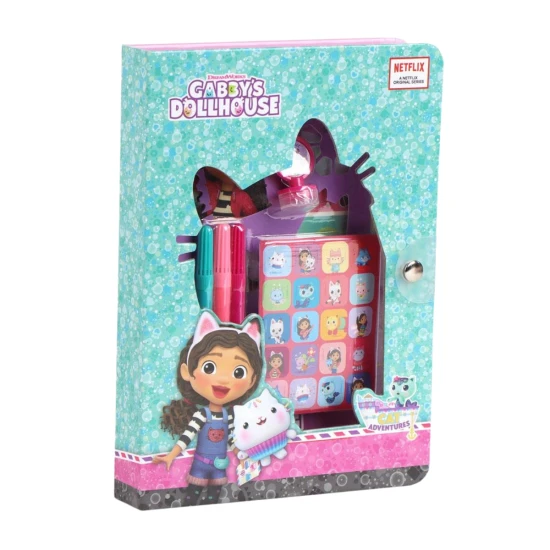 Kreatívna kniha Gabby's Dollhouse – omaľovánky a tvorivá zábava pre deti