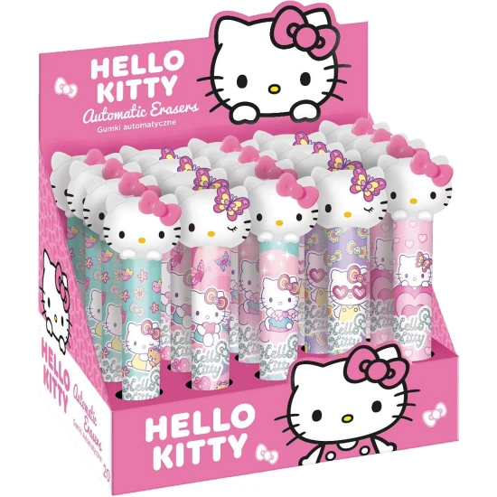 Vysúvacia guma v pere Hello Kitty Pastel Pink