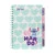 Zápisník špirálový B5 so záložkami Stitch Pastel