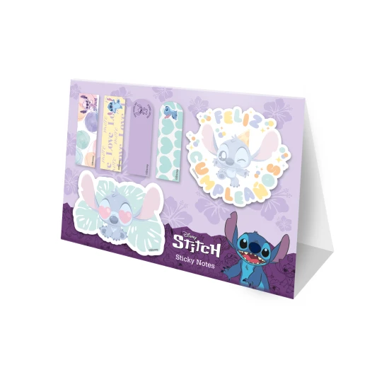 Samolepiace záložky s 3D postavičkou Stitch z Disney, 6 rôznych dizajnov na označovanie strán.
