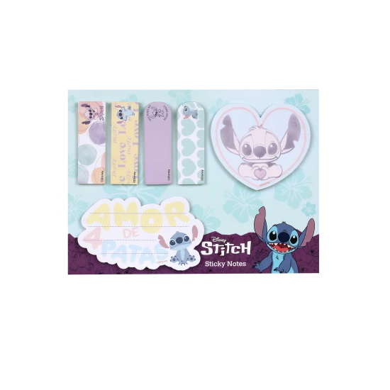 Samolepiace záložky s 3D postavičkou Stitch z Disney, 6 rôznych dizajnov na označovanie strán.