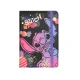 Zápisník A5 Stitch Black – elegantný zápisník s elastickou gumkou pre deti