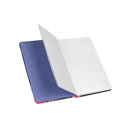 Zápisník A5 Stitch Black – elegantný zápisník s elastickou gumkou pre deti