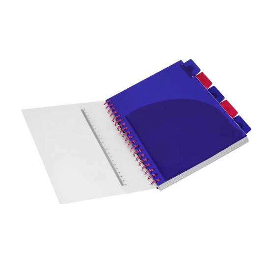 Poznámkový blok B5 Stitch Black s farebnými záložkami a veselým motívom Disney postavičky Stitch