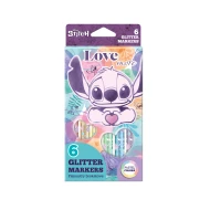 Trblietavé fixky Stitch Pastel 6 ks