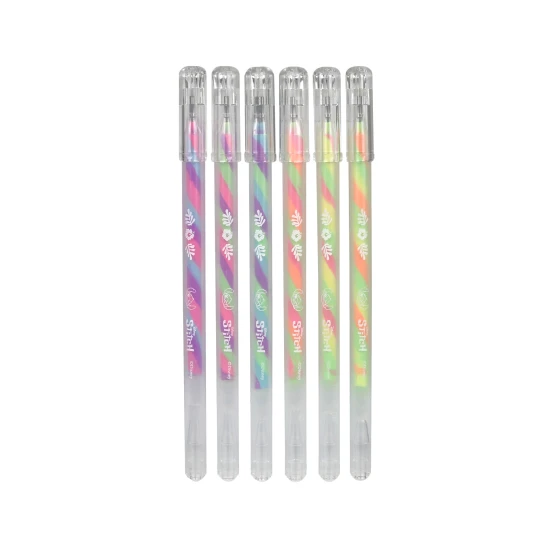 Gelové perá Stitch Pastel – sada 6 ks v jemných farbách s motívom Disney postavičky Stitch.