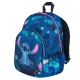 Detský batoh Toby Stitch Blue s polohovateľnými ramennými popruhmi a bezpečnostnou píšťalkou.