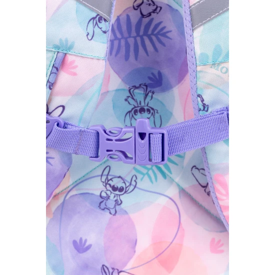 Detský batoh Toby Stitch Pastel s polohovateľnými ramennými popruhmi a bezpečnostnou píšťalkou.