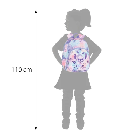 Detský batoh Toby Stitch Pastel s polohovateľnými ramennými popruhmi a bezpečnostnou píšťalkou.