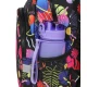 Detský batoh Toby Stitch Black s polohovateľnými ramennými popruhmi a bezpečnostnou píšťalkou.