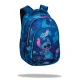 Školská taška Coolpack Prime Stitch Blue s dvoma priehradkami a polstrovanými ramennými popruhmi.