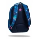 Školská taška Coolpack Prime Stitch Blue s dvoma priehradkami a polstrovanými ramennými popruhmi.