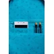 Školská taška Coolpack Prime Stitch Blue s dvoma priehradkami a polstrovanými ramennými popruhmi.