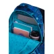 Školská taška Coolpack Prime Stitch Blue s dvoma priehradkami a polstrovanými ramennými popruhmi.