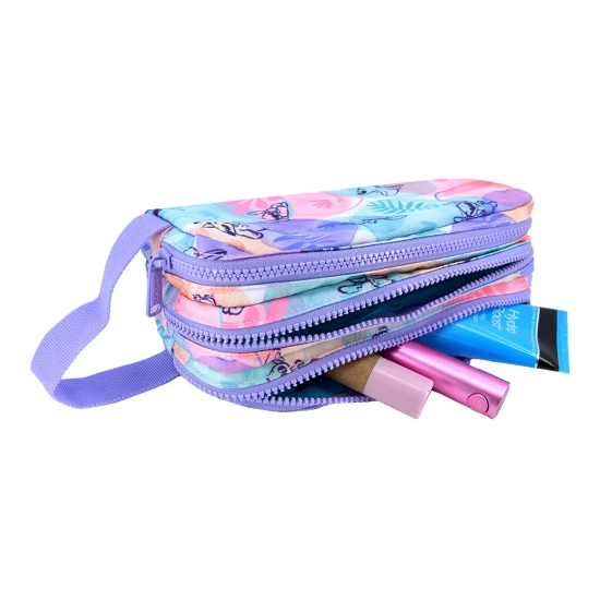 Peračník Primus Stitch Pastel – praktický organizér s tromi priehradkami a kontrastným zipsom.