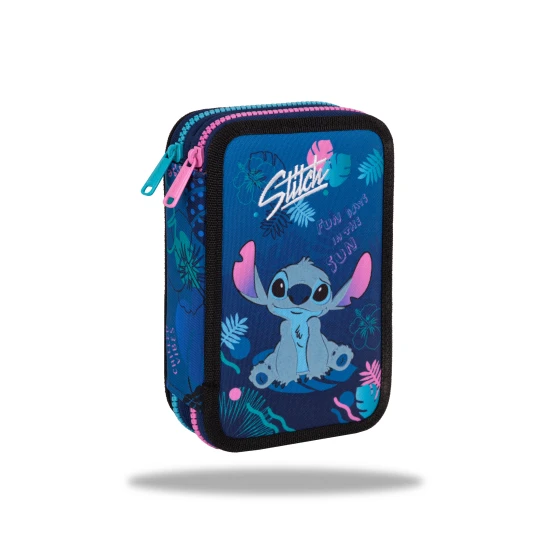 Dvojposchodový peračník s vybavením – Stitch Blue pre školákov