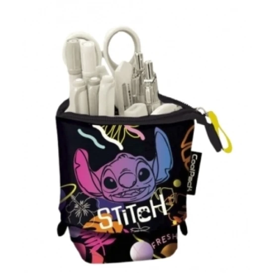 Peračník Stitch Black – roztomilý peračník s motívom Stitcha, ktorý sa premení na stojan na ceruzky
