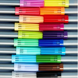 Obojstranné fixky s dvojitým hrotom vyprateľné 20 ks