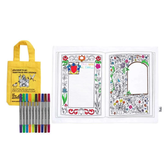 Prestieranie na vyfarbovanie Fairytales & legends s fixkami eatsleepdoodle