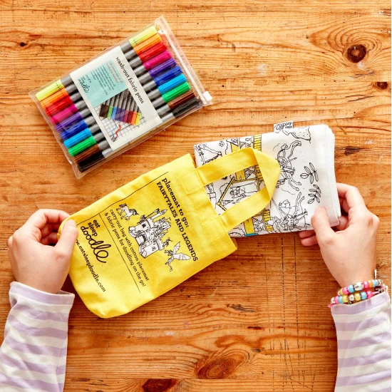 Prestieranie na vyfarbovanie Fairytales & legends s fixkami eatsleepdoodle