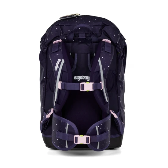 Školská taška Ergobag Prime Heaven reflexná pre deti, rastúci batoh s ekologickými materiálmi a ergonomickým dizajnom pre maximálny komfort a bezpečnosť.