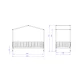 Evi Montessori Rozkladacia posteľ 4 v 1 200 x 90 cm – Family Nation FN-MONT-200